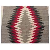 Navajo Woven Textile Rug - 66 x 33 in