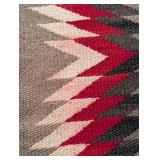 Navajo Woven Textile Rug - 66 x 33 in