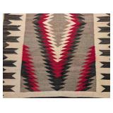 Navajo Woven Textile Rug - 66 x 33 in