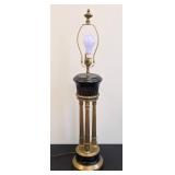 Chapman Vintage Brass & Black Lamp