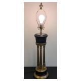 Chapman Vintage Brass & Black Lamp
