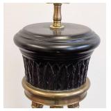 Chapman Vintage Brass & Black Lamp