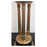 Chapman Vintage Brass & Black Lamp