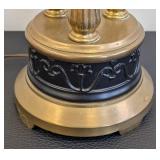 Chapman Vintage Brass & Black Lamp