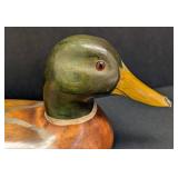 K. Pool Mallard Drake Wood Duck Decoy