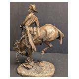 Frederic Remington The Outlaw Bronze Sculpture - Reproduction