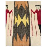 Vintage Native American Yei Textile Runner - Hopi/Kachina Style