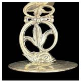 DA - Tiffany & Co. Sterling Silver Dolphin & Tulip Compote Dish