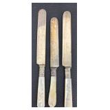 DA - Landers Frary & Clark and WM Rogers Vintage Mother-of-Pearl Knife Set - Three Styles
