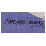 Pueblo Woman in Village Scene Print by Doreman Burns