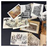 BG - Vintage Postcards & Cabinet Cards Collection - European Cityscapes, Architecture & Portraits
