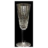 Waterford Lismore Crystal Champagne Flutes - 7 1/4 in Tall - Set of 6
