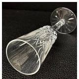 Waterford Lismore Crystal Champagne Flutes - 7 1/4 in Tall - Set of 6