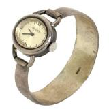 Daychron Vintage Sterling Silver Ladies Bracelet Watch - West Germany