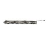 Kramer Rhinestone Bracelet - 1950s Vintage, 7 1/4 in Long, Silver Tone
