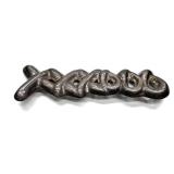 Sterling Silver XO Brooch Pin