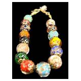 Petralula or Lasoth Murano Glass Bead Bracelet - Venice, Multicolor