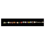 Petralula or Lasoth Murano Glass Bead Bracelet - Venice, Multicolor