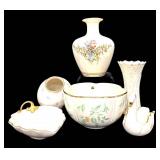 Lenox Queen's Garden Vase & Morningside Cottage Bowl  (2-Piece Set)