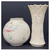 Lenox Queen's Garden Vase & Morningside Cottage Bowl  (2-Piece Set)