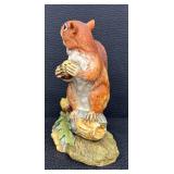 Red Squirrel 5622 by Andrea, Raccoons 5619, 7001 & E9025 (4 Figurines)