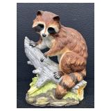 Red Squirrel 5622 by Andrea, Raccoons 5619, 7001 & E9025 (4 Figurines)