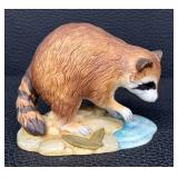 Red Squirrel 5622 by Andrea, Raccoons 5619, 7001 & E9025 (4 Figurines)