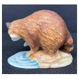 Red Squirrel 5622 by Andrea, Raccoons 5619, 7001 & E9025 (4 Figurines)