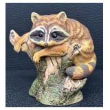 Red Squirrel 5622 by Andrea, Raccoons 5619, 7001 & E9025 (4 Figurines)