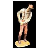 SIC Salem Town Collectible Cowboy with Pistol - 8 1/4 in Tall, Made in France
