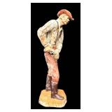 SIC Salem Town Collectible Cowboy with Pistol - 8 1/4 in Tall, Made in France
