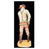 SIC Salem Town Collectible Cowboy with Pistol - 8 1/4 in Tall, Made in France