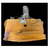Doug Hicks Faces in Wood - Five Carved Cottonwood Faces on Bark Slabs