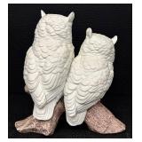 Owl Figurines - Owl by Andrea 6350 & 3203 (Lot of 4)
