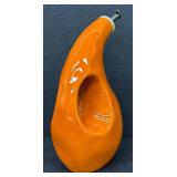 Rachael Ray H016S Olive Oil Vessel - 9-Inch Tall Orange Ceramic Pourer