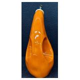 Rachael Ray H016S Olive Oil Vessel - 9-Inch Tall Orange Ceramic Pourer