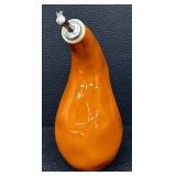 Rachael Ray H016S Olive Oil Vessel - 9-Inch Tall Orange Ceramic Pourer