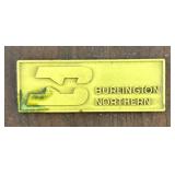 Vintage Springfield Weather Instruments Burlington Northern Thermometer & Barometer