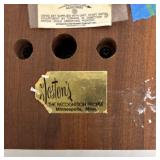 Vintage Springfield Weather Instruments Burlington Northern Thermometer & Barometer