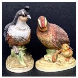 Andrea by Sadler California Quail & Bobwhite Figurines