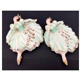 Vintage Lipper & Mann Ballerina Wall Figurines