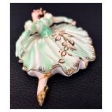 Vintage Lipper & Mann Ballerina Wall Figurines