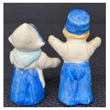 Vintage Salt & Pepper Shaker Set - 3 Pairs, 4 in Tall - Ceramic Figures