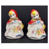 Eight Pairs Vintage Salt & Pepper Shakers - Largest 3.5 in Tall, Assorted Designs