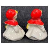 Eight Pairs Vintage Salt & Pepper Shakers - Largest 3.5 in Tall, Assorted Designs