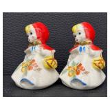 Eight Pairs Vintage Salt & Pepper Shakers - Largest 3.5 in Tall, Assorted Designs