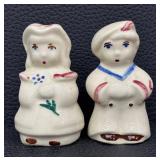 Eight Pairs Vintage Salt & Pepper Shakers - Largest 3.5 in Tall, Assorted Designs