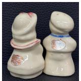 Eight Pairs Vintage Salt & Pepper Shakers - Largest 3.5 in Tall, Assorted Designs