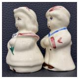 Eight Pairs Vintage Salt & Pepper Shakers - Largest 3.5 in Tall, Assorted Designs