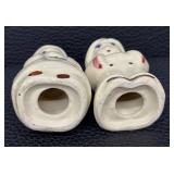 Eight Pairs Vintage Salt & Pepper Shakers - Largest 3.5 in Tall, Assorted Designs